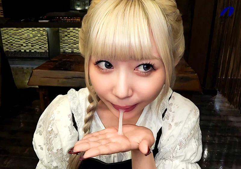 激かわ美女の金髪ギャル濃厚ザーメン口内射精ごっくん精飲